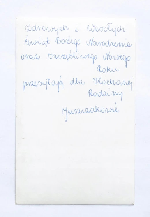STARA POCZTÓWKA BOŻONARODZENIOWA - ANIOŁEK Z JEZUSEM l. 50/60