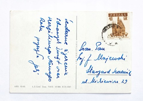 STARA POCZTÓWKA WIELKANOCNA - GNIEZNO / STARGARD SZCZECIŃSKI l. 50