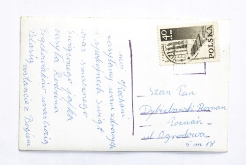 STARA POCZTÓWKA WIELKANOCNA - KLESZCZEWO / POZNAŃ l. 60