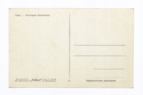 TATRY - WODOSPAD MICKIEWICZA II RP