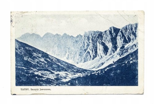 TATRY - SZCZYTY JAWOROWE, ZAKOPANE / POZNAŃ 1927