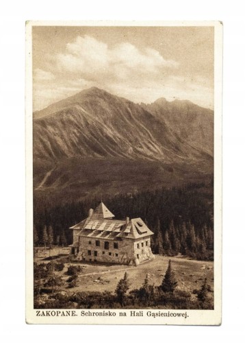 TATRY - SCHRONISKO NA HALI GĄSIENICOWEJ 1931