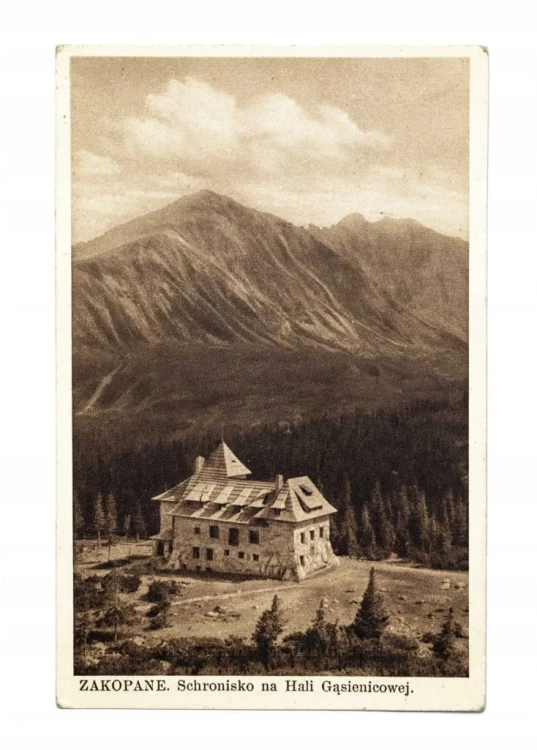 TATRY - SCHRONISKO NA HALI GĄSIENICOWEJ 1931