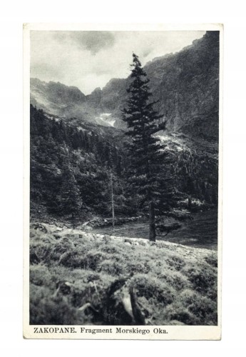ZAKOPANE - FRAGMENT MORSKIEGO OKA 1931