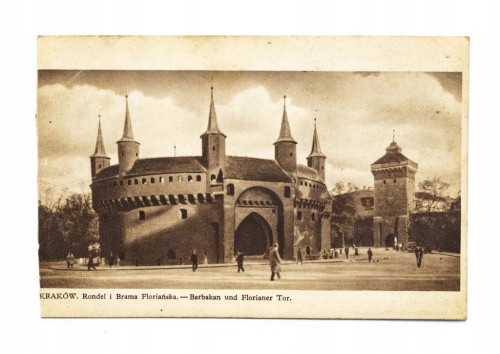 KRAKÓW - RONDEL I BRAMA FLORIAŃSKA 1939