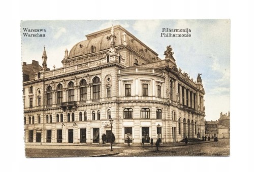 WARSZAWA - FILHARMONIA, LATA 10/20 XX WIEKU