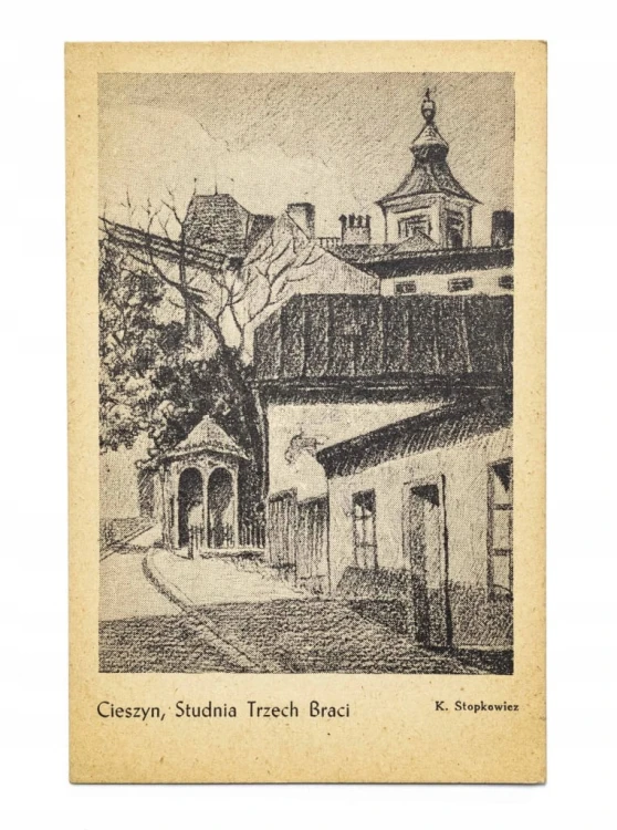 CIESZYN - STUDNIA TRZECH BRACI (K. STOPKOWICZ) II RP