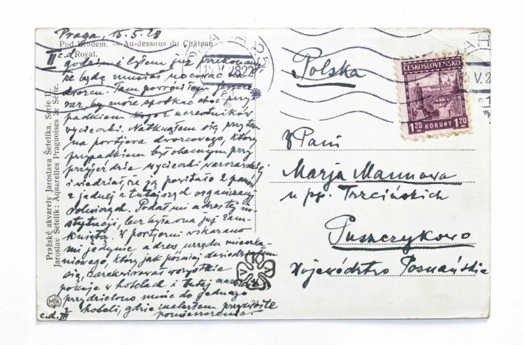 CZECHOSŁOWACJA, PRAGA, HRADCZANY - ZAMEK PRASKI / PUSZCZYKOWO 1928