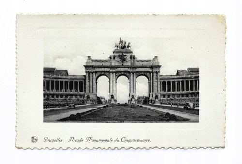 BELGIA, BRUKSELA - ŁUK TRIUMFALNY, l. 30/40 XX WIEKU