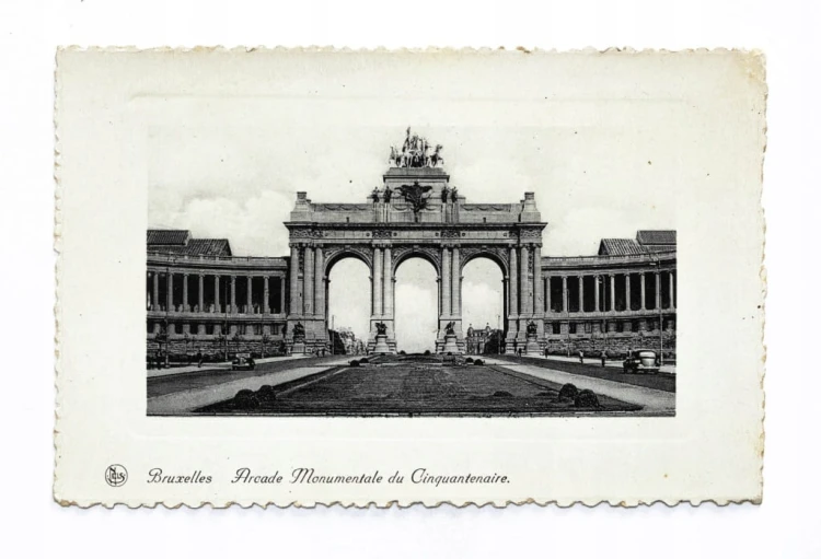 BELGIA, BRUKSELA - ŁUK TRIUMFALNY, l. 30/40 XX WIEKU
