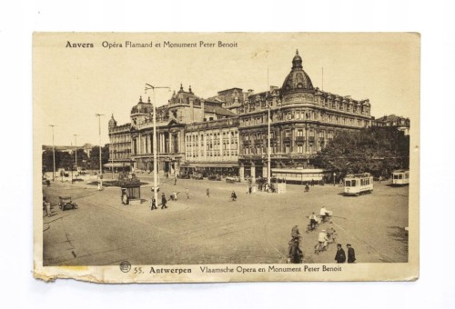 BELGIA, ANTWERPIA - OPERA, RESTAURACJA, GRAND HOTEL l. 20/30 XX WIEKU