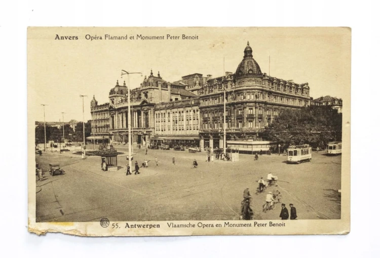 BELGIA, ANTWERPIA - OPERA, RESTAURACJA, GRAND HOTEL l. 20/30 XX WIEKU