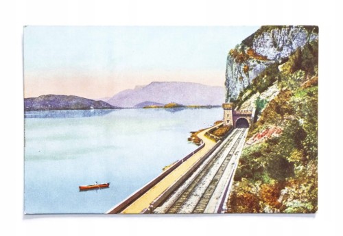 FRANCJA - JEZIORO BOURGET, POCZ. XX WIEKU