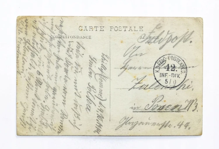 BELGIA, PIETON - BUDYNEK URZĘDOWY, FELDPOST / POZNAŃ 1914
