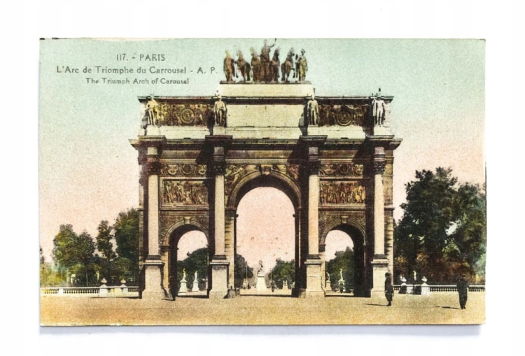 FRANCJA, PARYŻ - ŁUK TRIUMFALNY, POCZ. XX WIEKU