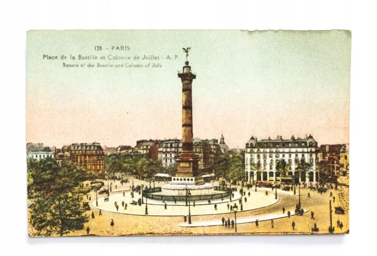 FRANCJA, PARYŻ - PLAC BASTYLII, POCZ. XX WIEKU