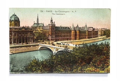 FRANCJA, PARYŻ - CONCIERGERIE, SEKWANA, POCZ. XX WIEKU