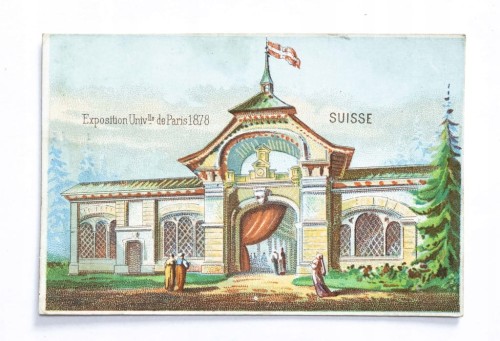 FRANCJA, PARYŻ - ŚWIATOWA WYSTAWA 1878, PAWILON SZWAJCARSKI