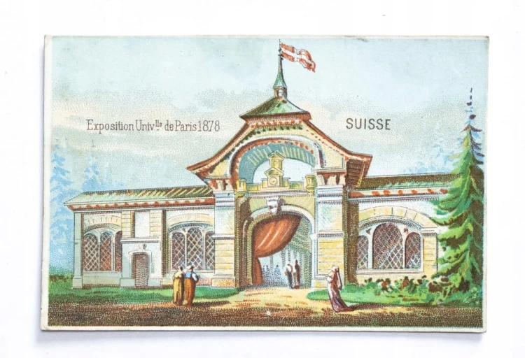 FRANCJA, PARYŻ - ŚWIATOWA WYSTAWA 1878, PAWILON SZWAJCARSKI