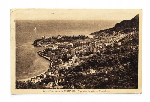 MONAKO, MONTE CARLO - PANORAMA MIASTA / POZNAŃ 1936