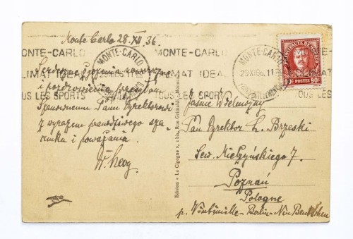 MONAKO, MONTE CARLO - PANORAMA MIASTA / POZNAŃ 1936
