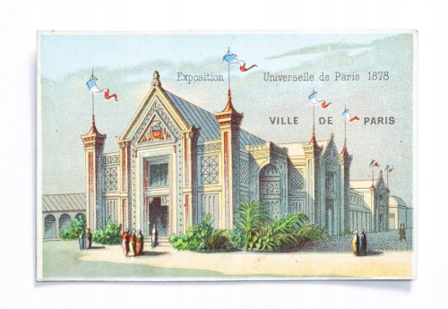 FRANCJA, PARYŻ - ŚWIATOWA WYSTAWA 1878, PAWILON MIASTA PARYŻA