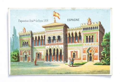 FRANCJA, PARYŻ - ŚWIATOWA WYSTAWA 1878, PAWILON HISZPAŃSKI