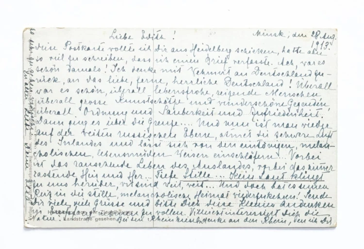 NIEMCY, HEIDELBERG - ZAMEK NAD RZEKĄ NECKAR / MIŃSK 1913