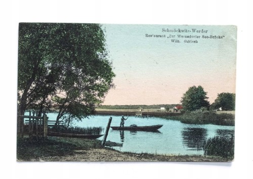 NIEMCY, BERLIN - ŁÓDKA NA JEZIORZE, SCHMOCKWITZ-WERDER, EICHWALDE 1919