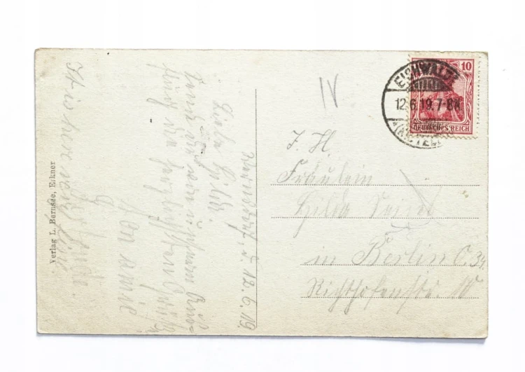 NIEMCY, BERLIN - ŁÓDKA NA JEZIORZE, SCHMOCKWITZ-WERDER, EICHWALDE 1919
