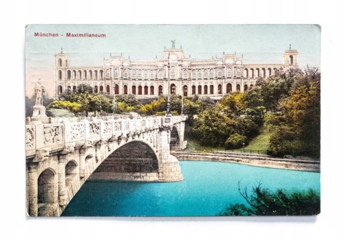 NIEMCY, MONACHIUM - UCZELNIA MAXIMILIANEUM / TULLN NAD DUNAJEM 1912