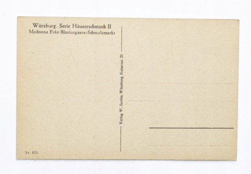 NIEMCY, WURZBURG - RZEŹBA MADONNY Z DZIECIĄTKIEM l. 30/40 XX WIEKU