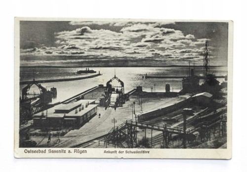NIEMCY, SASSNITZ - PORT PROMOWY NA WYSPIE RUGIA, POCZ. XX WIEKU
