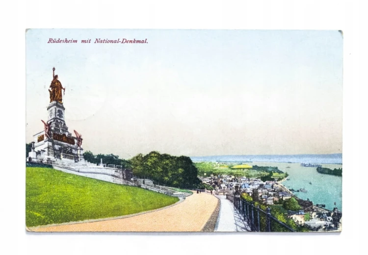 NIEMCY, RUDESHEIM - POMNIK NIEDERWALD / SCHEUERFELD 1926