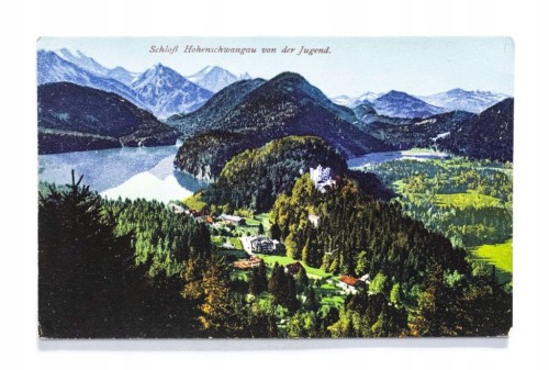 NIEMCY, SCHWANGAU - ZAMEK HOHENSCHWAGAU, POCZ. XX WIEKU