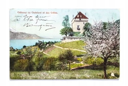 SZWAJCARIA, MONTREUX - ZAMEK CHATELARD / LYON 1909
