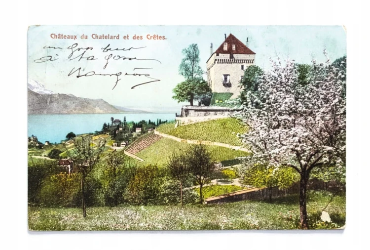 SZWAJCARIA, MONTREUX - ZAMEK CHATELARD / LYON 1909