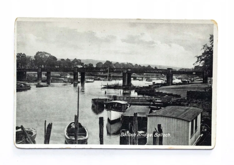 WIELKA BRYTANIA, SZKOCJA - MOST BALLOCH BRIDGE l. 20/30 XX WIEKU