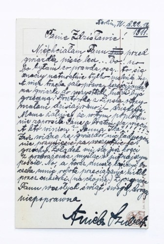 STARA POCZTÓWKA - CHATA NA WSI, BERLIN 1911