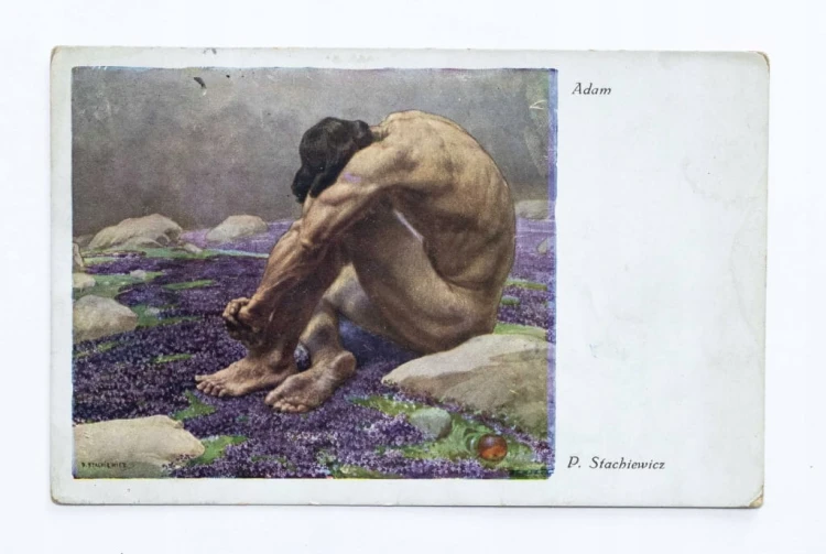 STARA POCZTÓWKA - ADAM, P. STACHIEWICZ, TCZEW POCZ. XX WIEKU