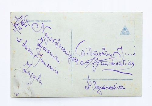 STARA POCZTÓWKA - IDYLLA MŁODOŚCI, B. KRAJ, WILNO 1924