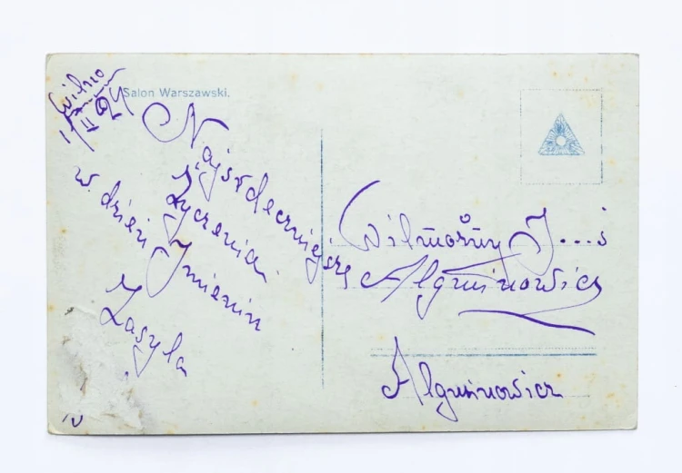 STARA POCZTÓWKA - IDYLLA MŁODOŚCI, B. KRAJ, WILNO 1924