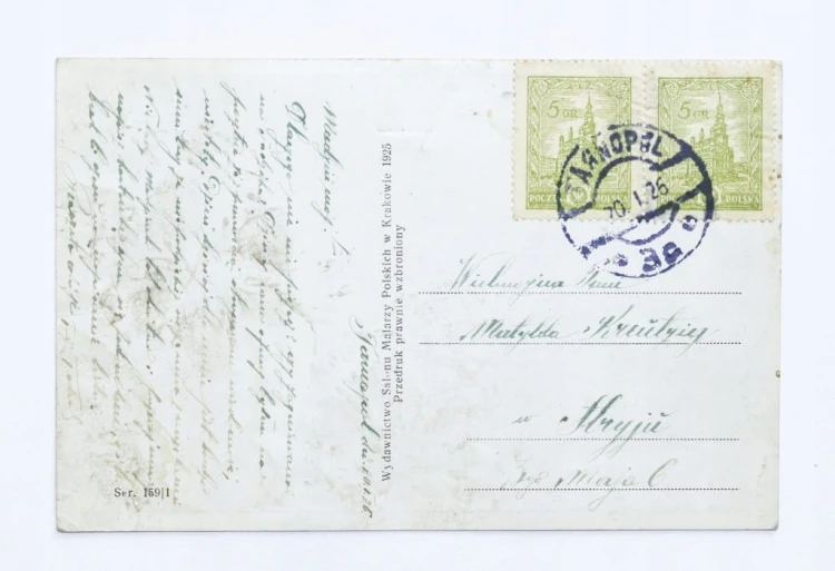 STARA POCZTÓWKA - LILLA WENDA JULIUSZ SŁOWACKI, TARNOPOL / STRYJ 1926