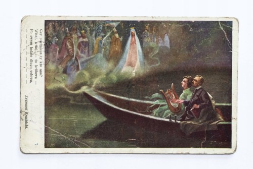 STARA POCZTÓWKA - ZYGMUNT KRASIŃSKI, LEWICZYN / CZĘSTOCHOWA l. 10 XX W.