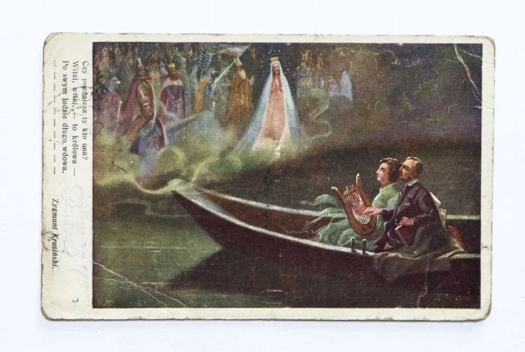 STARA POCZTÓWKA - ZYGMUNT KRASIŃSKI, LEWICZYN / CZĘSTOCHOWA l. 10 XX W.