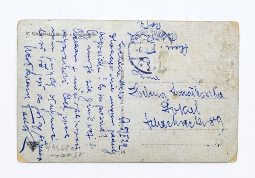 STARA POCZTÓWKA - PASTERZ Z OWCAMI I KROWĄ, K. WIENIAWSKI, RAWA RUSKA 1922