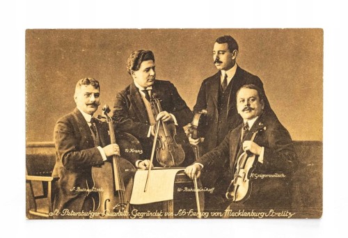 STARA POCZTÓWKA - ZESPÓŁ MUZYCZNY ST-PETERSBURGER QUARTETT, POCZ. XX WIEKU