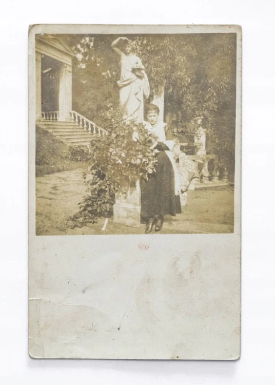 STARA FOTOGRAFIA / POCZTÓWKA - BAD REICHENHALL / DAKOWY-MOKRE 1918