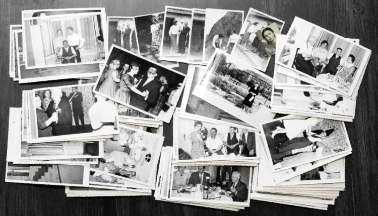 ZESTAW STARYCH FOTOGRAFII RODZINNYCH - ŚLUB, WESELE I INNE, POZNAŃ l. 50