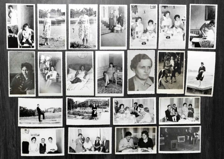 ZESTAW STARYCH FOTOGRAFII RODZINNYCH - ŚLUB, WESELE I INNE, POZNAŃ l. 50